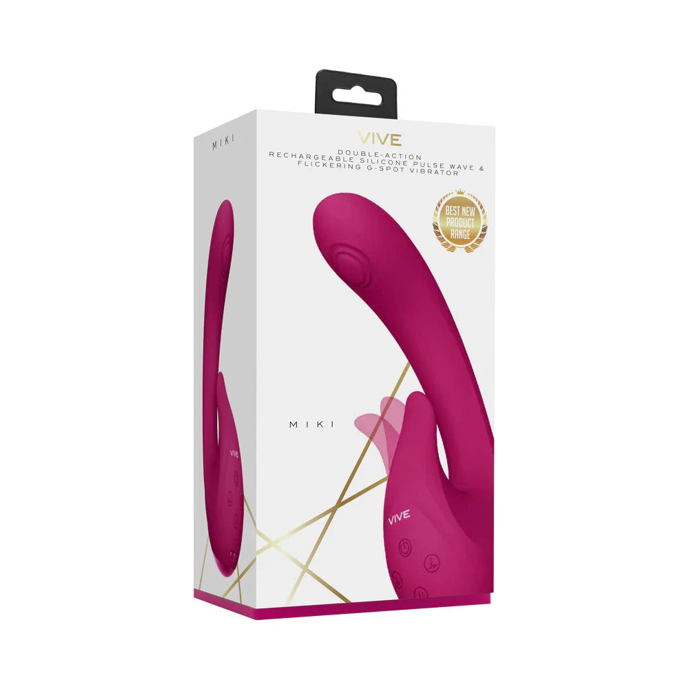 Miki Pulse Wave & Flickering G-Spot Vibrator