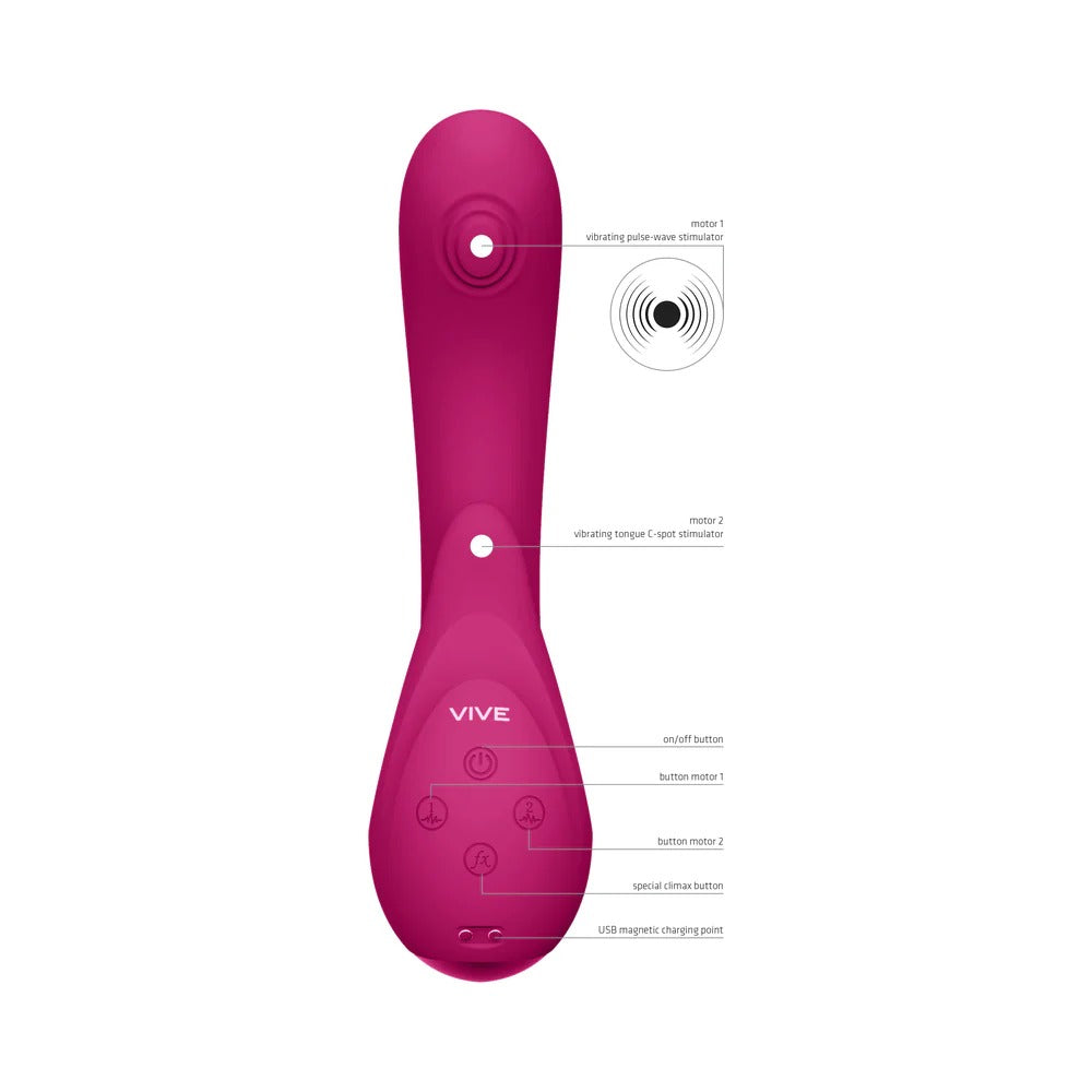 Miki Pulse Wave & Flickering G-Spot Vibrator