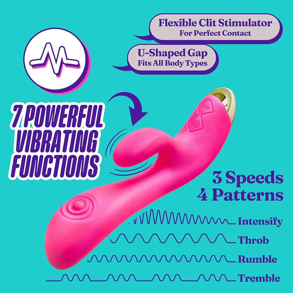 Pleasin' AF Multi-Function Vibrator