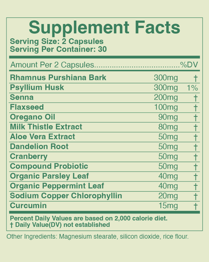 Daily Gut Cleanse & Detox Capsules