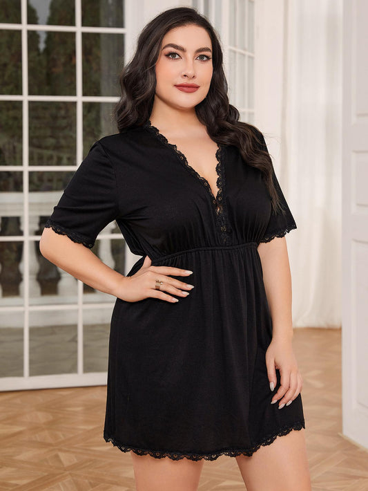 Curvy Charm Night Dress - Flow+Glow