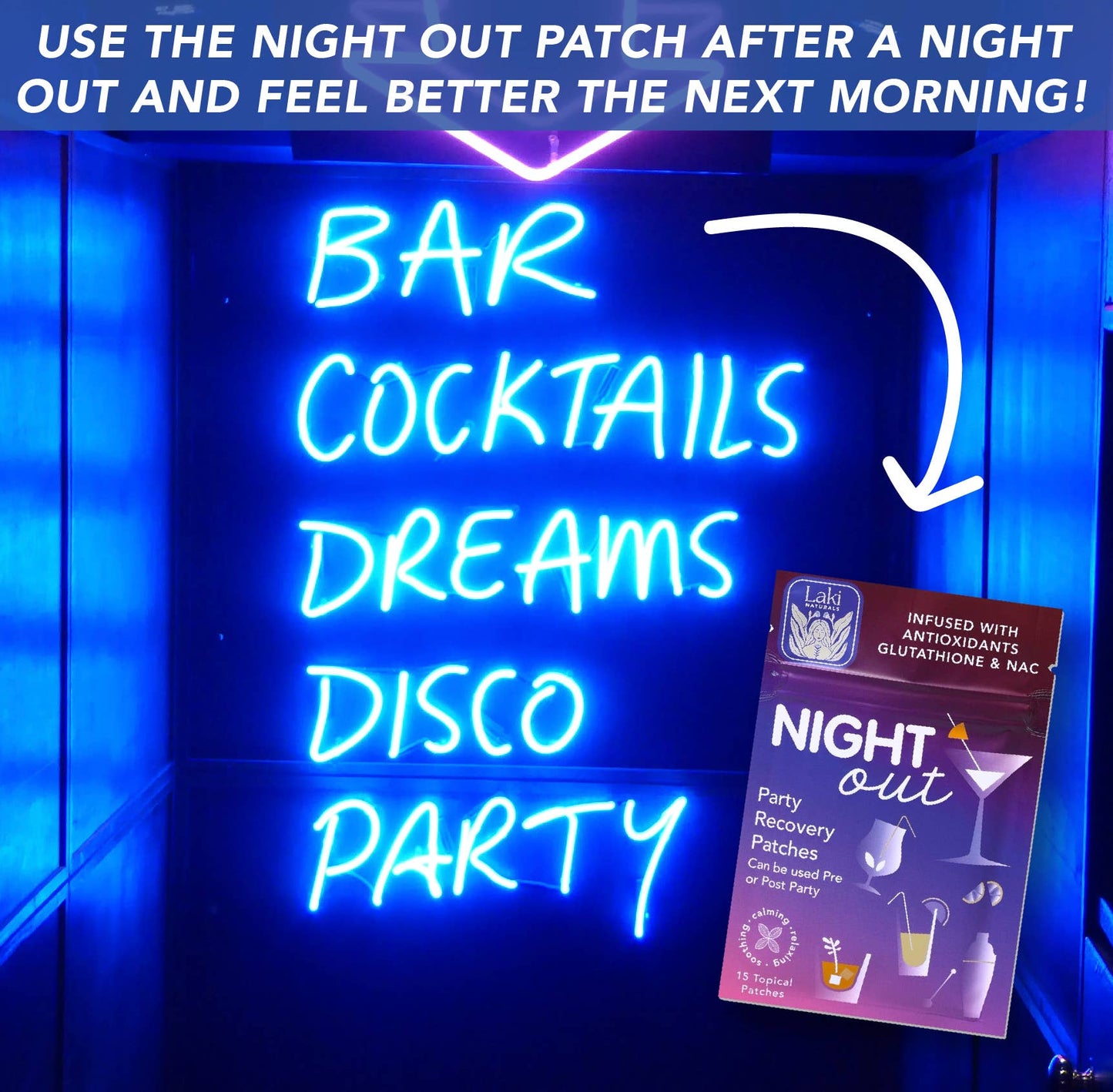 Night Out Patch for Hangover Help
