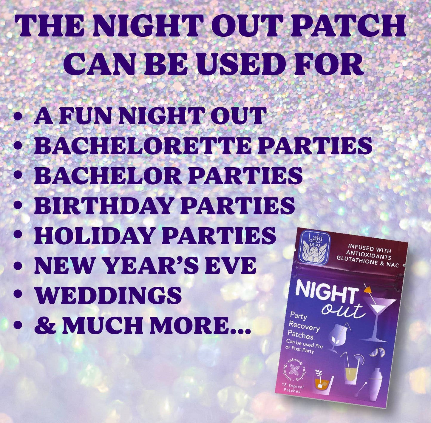 Night Out Patch for Hangover Help