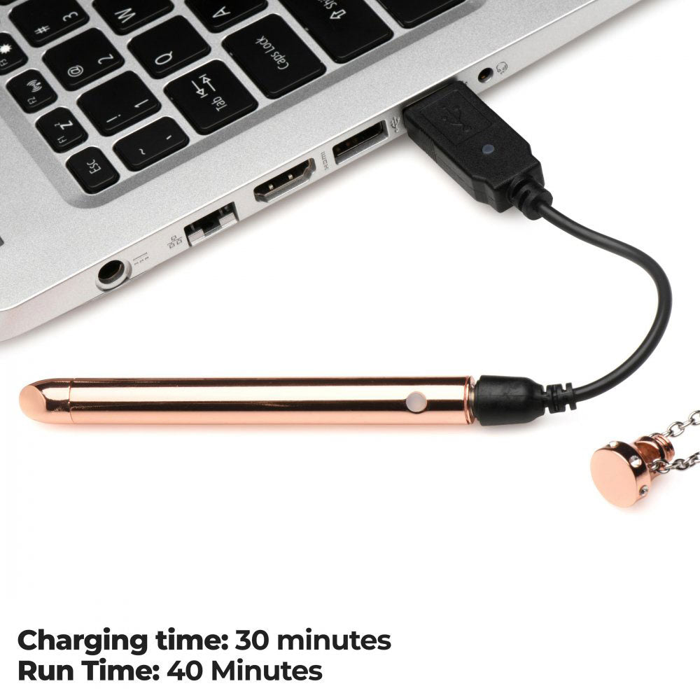 Rose Gold Necklace Vibe - Flow+Glow