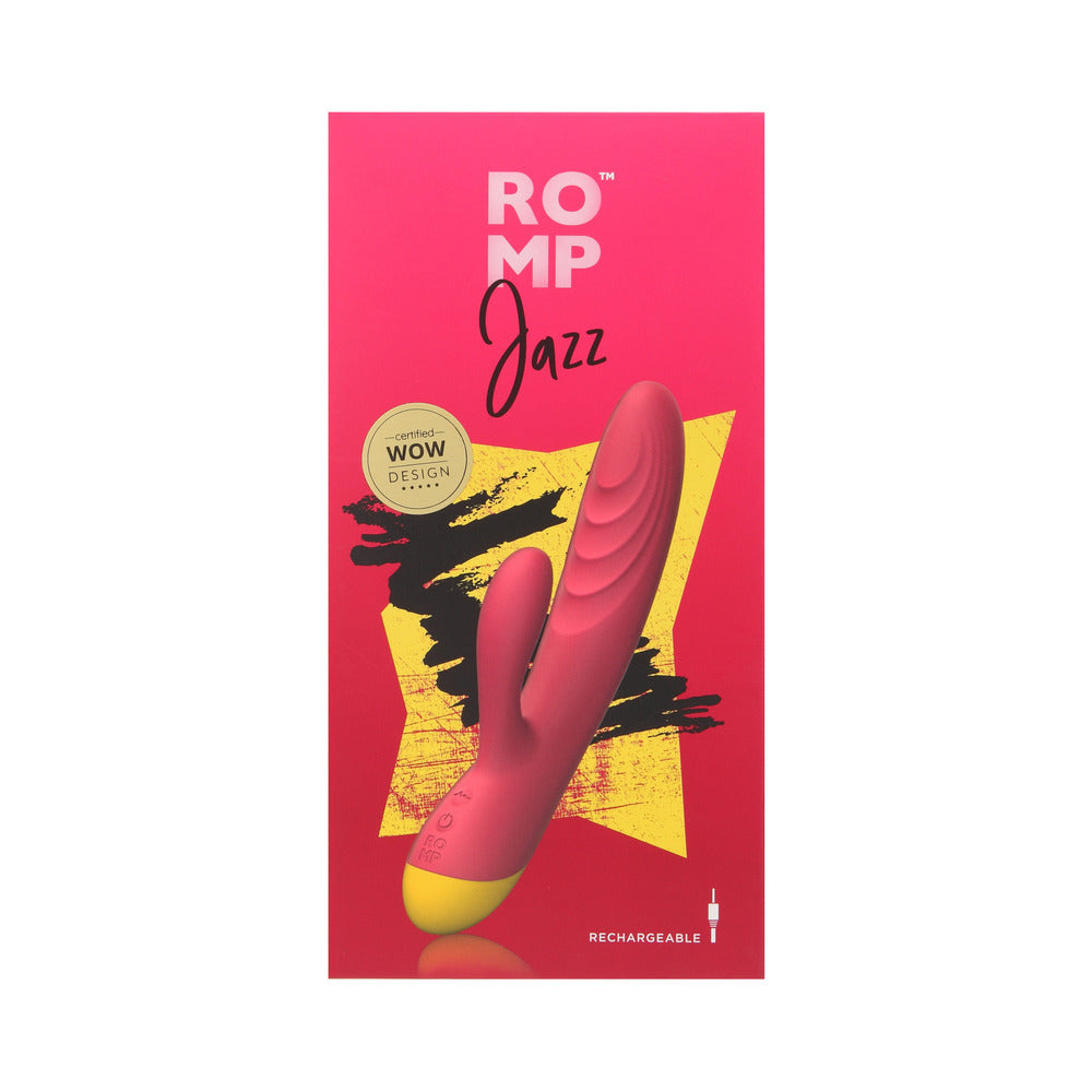 ROMP Jazz Rabbit Vibrator in use