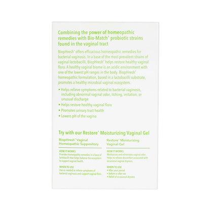 BiopHresh Vaginal Suppositories
