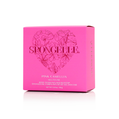 Pink Camellia Body Wash Infused Buffer