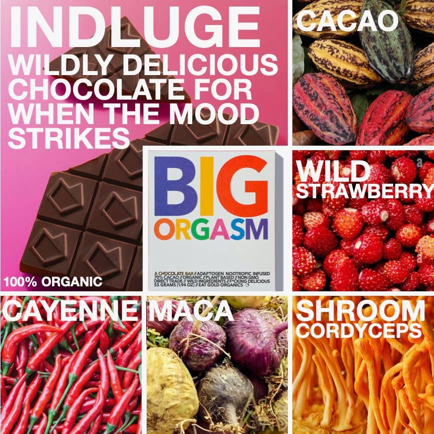 BIG ORGASM Chocolate Bar - Flow + Glow