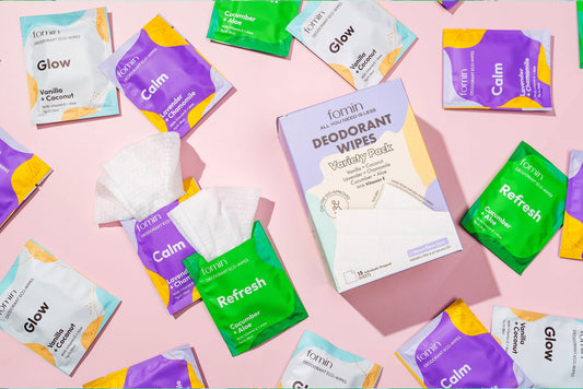 Deodorant Body Wipes - Flow + Glow