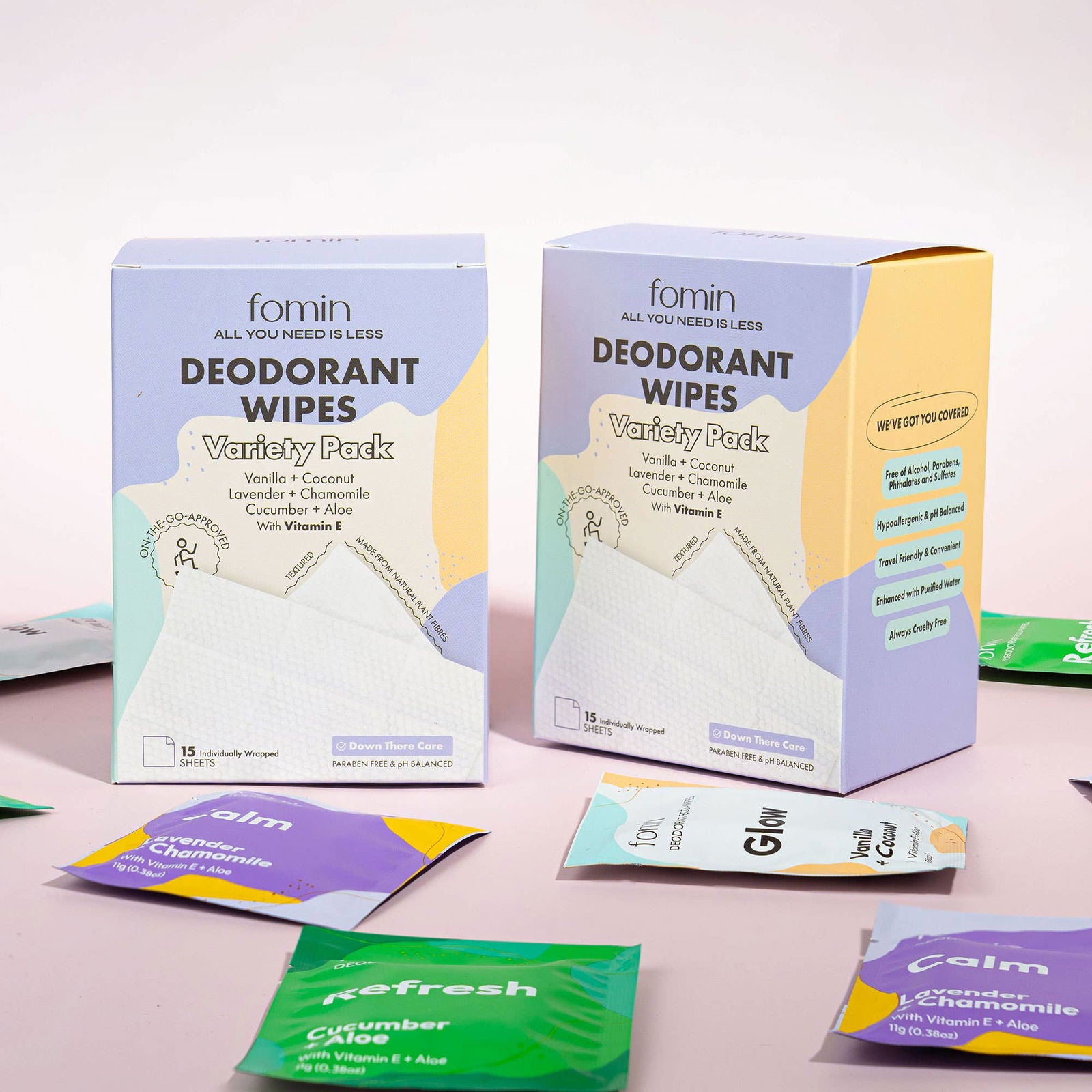 Deodorant Body Wipes - Flow + Glow