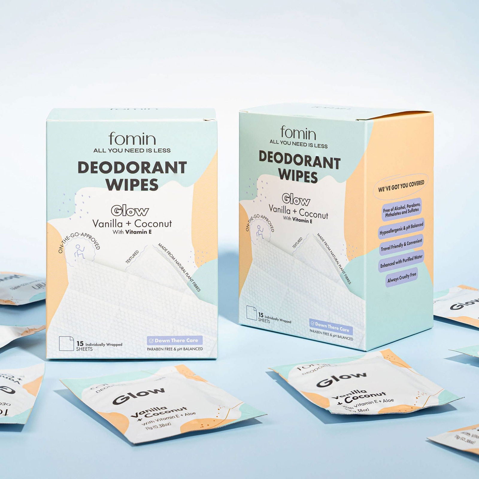 Deodorant Body Wipes - Flow + Glow