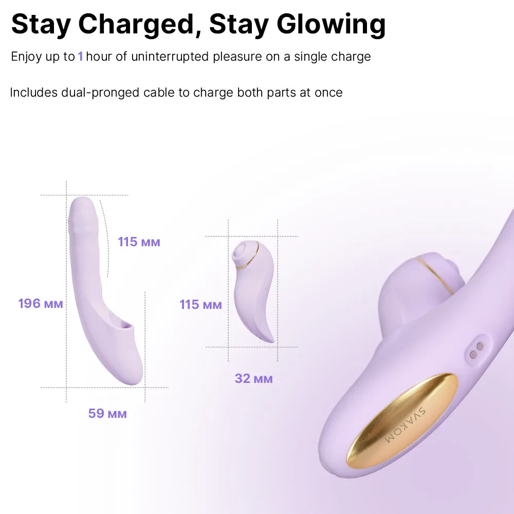DuoGlow Transforming Vibrator