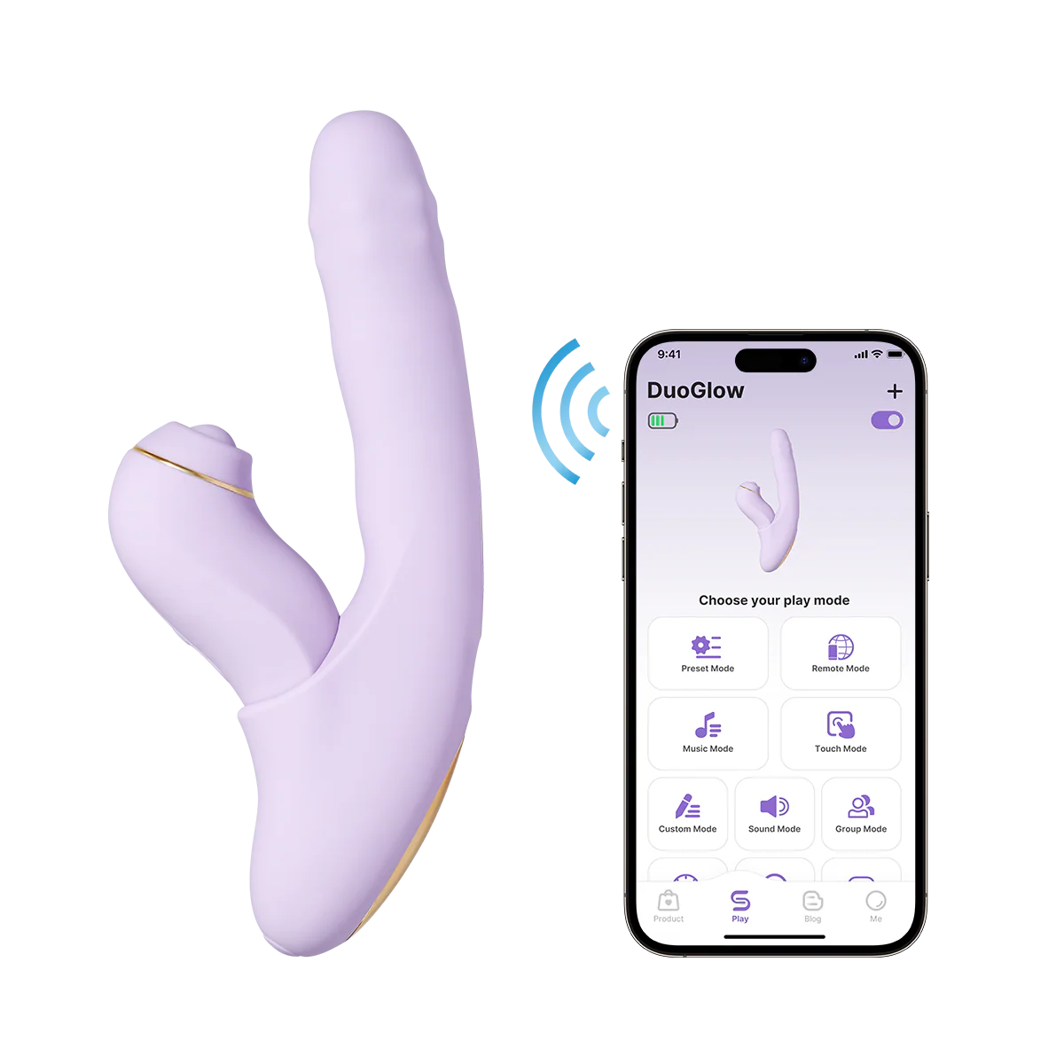 DuoGlow Transforming Vibrator