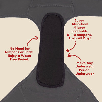 The Reusable Pad - For Heavy Flows 5 Pack
