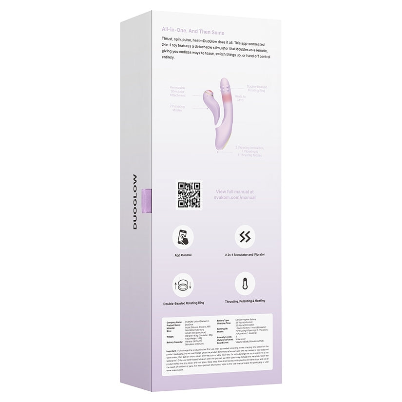 DuoGlow Transforming Vibrator
