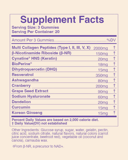 Triple-Action Anti-Aging Gummies