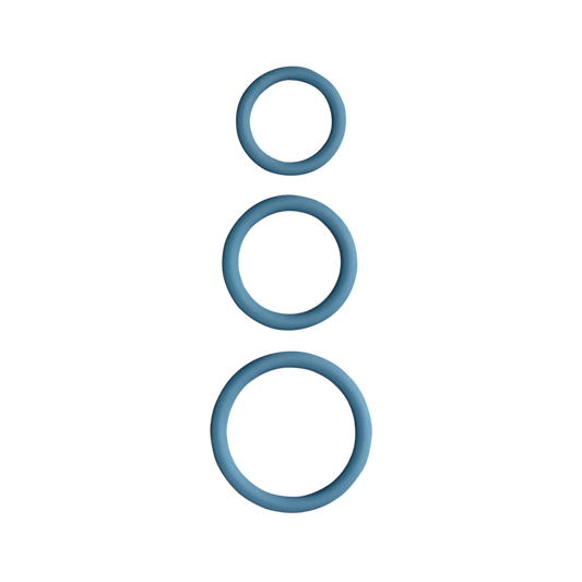 Silicone Penis Ring Set_Flow + Glow
