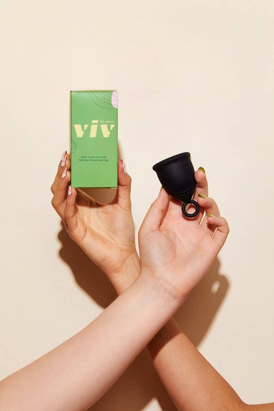 Viv Cup - Reusable Silicone Menstrual Cup - Flow + Glow