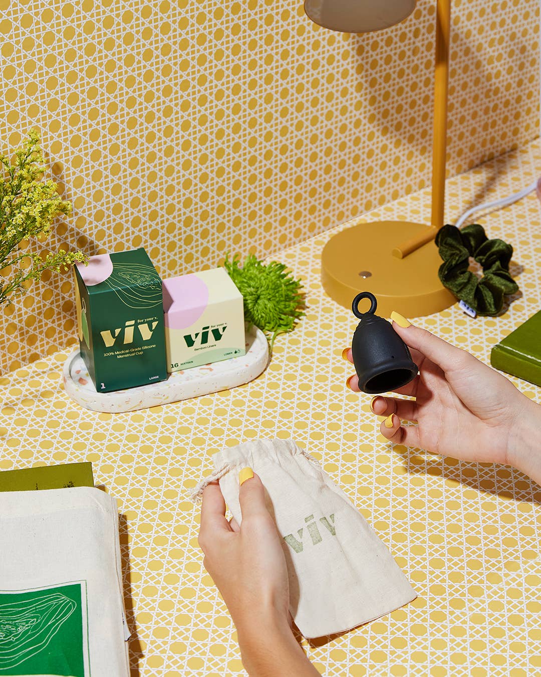 Viv Cup - Reusable Silicone Menstrual Cup - Flow + Glow