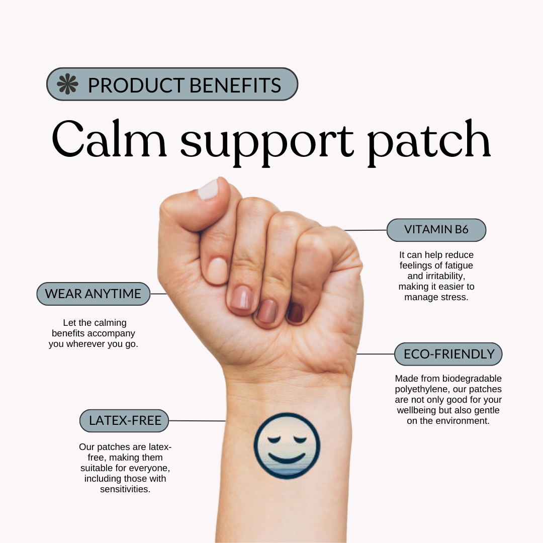 Calm Patches for Stress & Anxiety - Flow+Glow