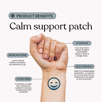 Calm Patches for Stress & Anxiety - Flow+Glow