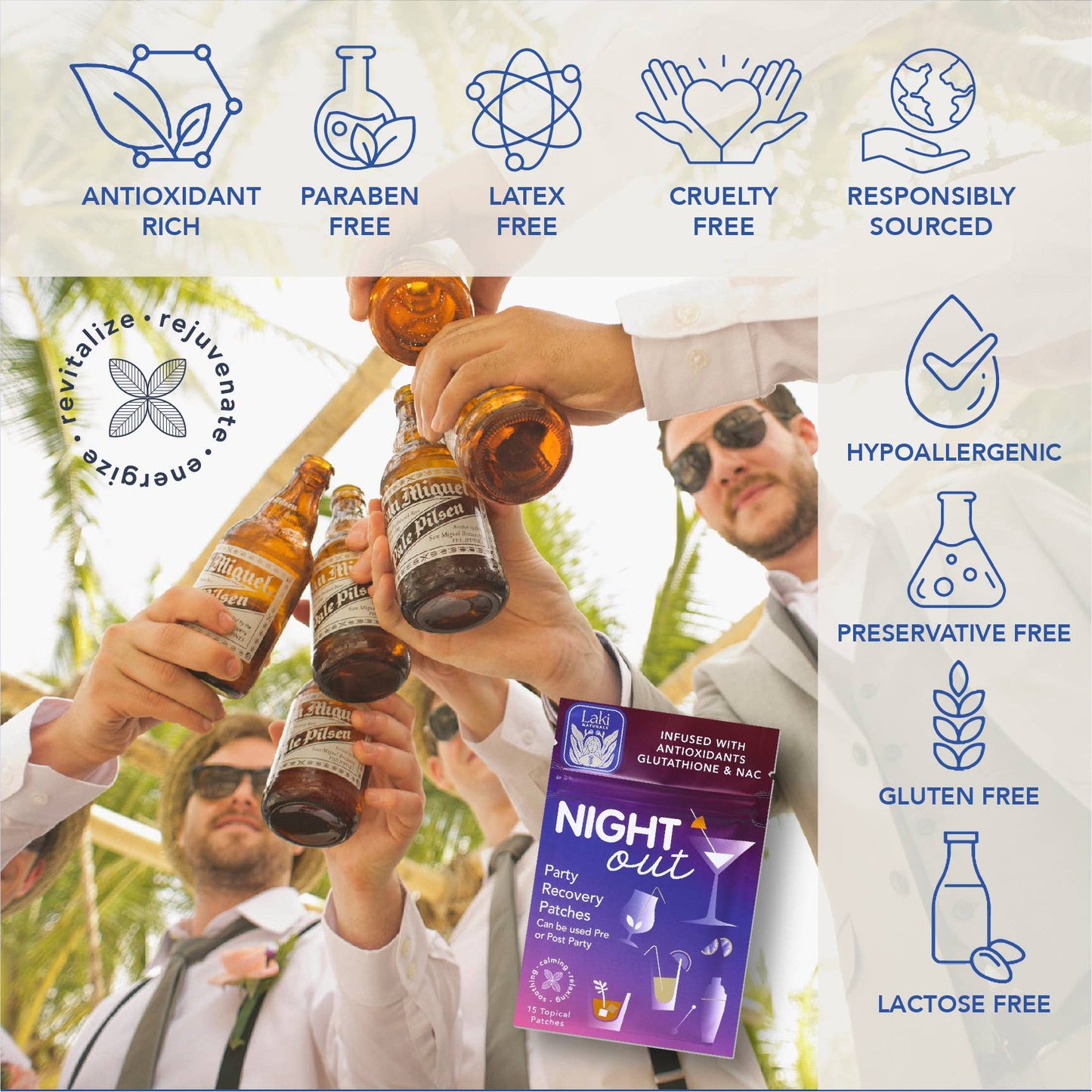 Night Out Patch for Hangover Help