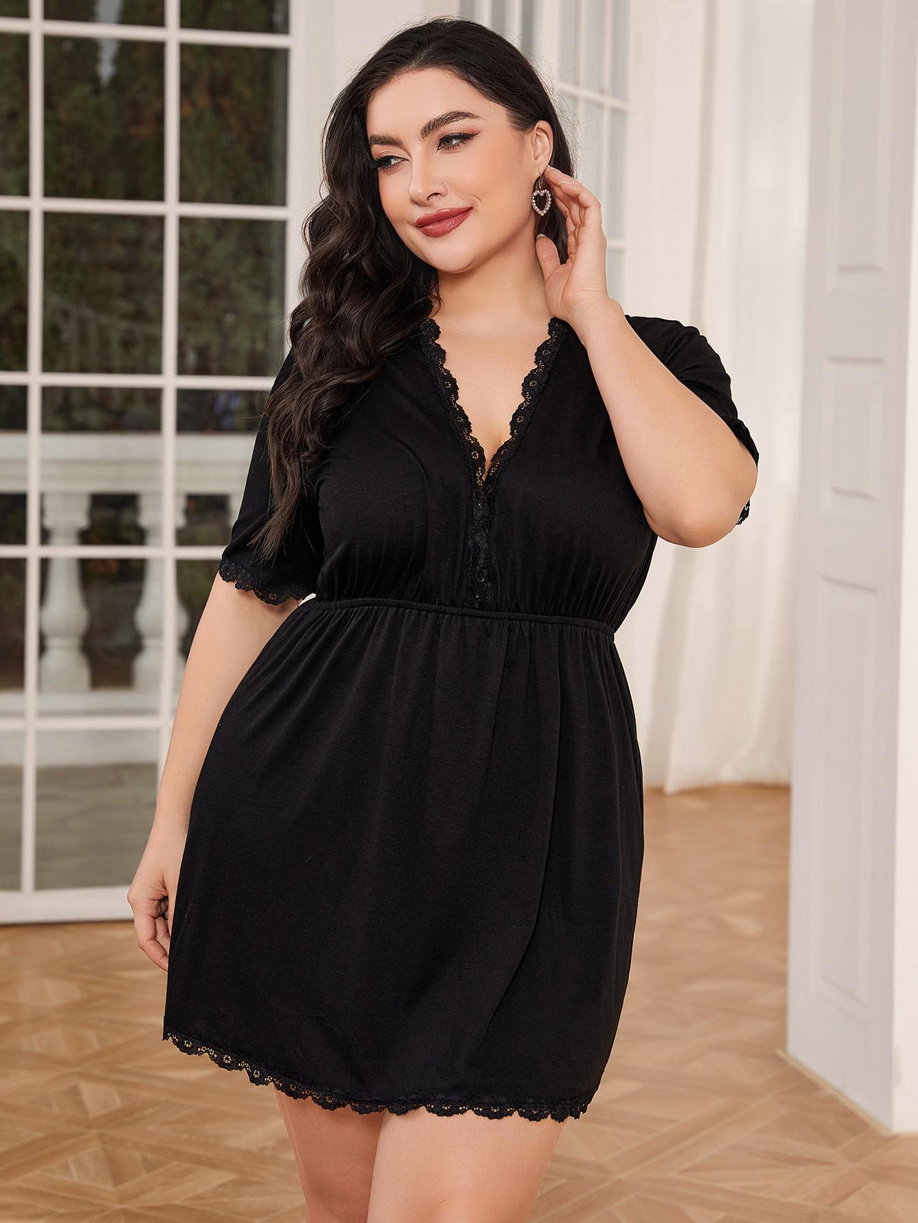 Curvy Charm Night Dress - Flow+Glow