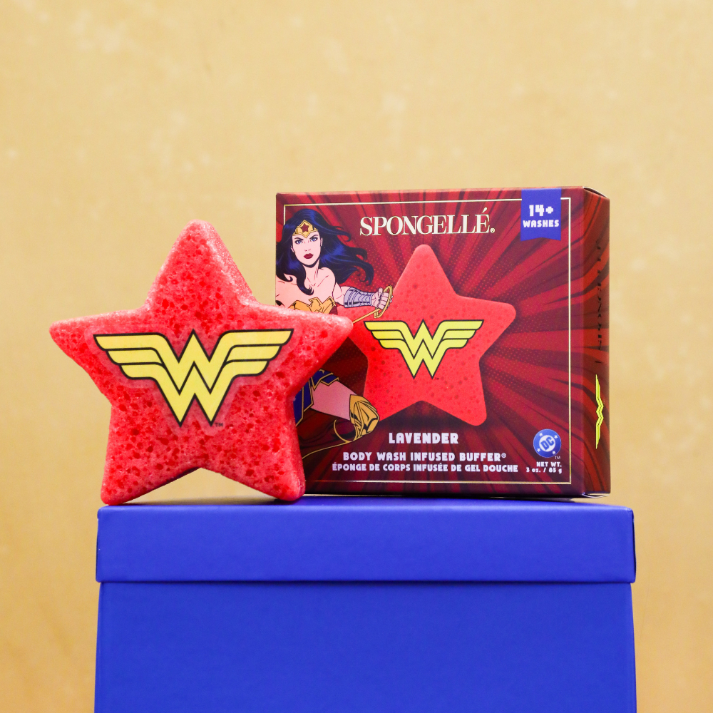 Wonder Woman™ Lavender Body Wash Infused Buffer